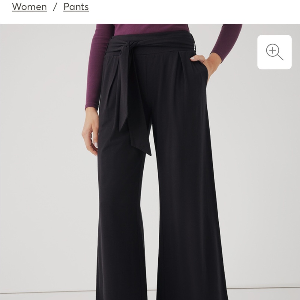 Pact Black Luxe Jersey Volume Pant